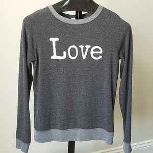 Grayson Threads Love Sweatshirt Graphic Size Small